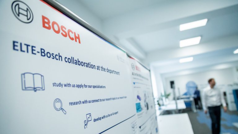 ELTE-Bosch - Erster KI-Lehrstuhl Ungarns / ELTE-Bosch - First AI department in Hungary