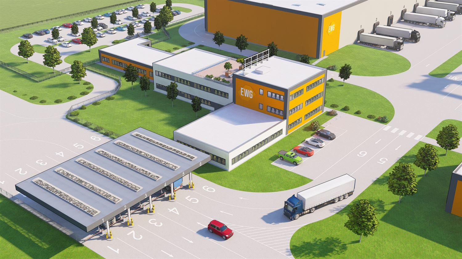 Terminal East-West Gate – Anbindung an internationales Logistiknetz