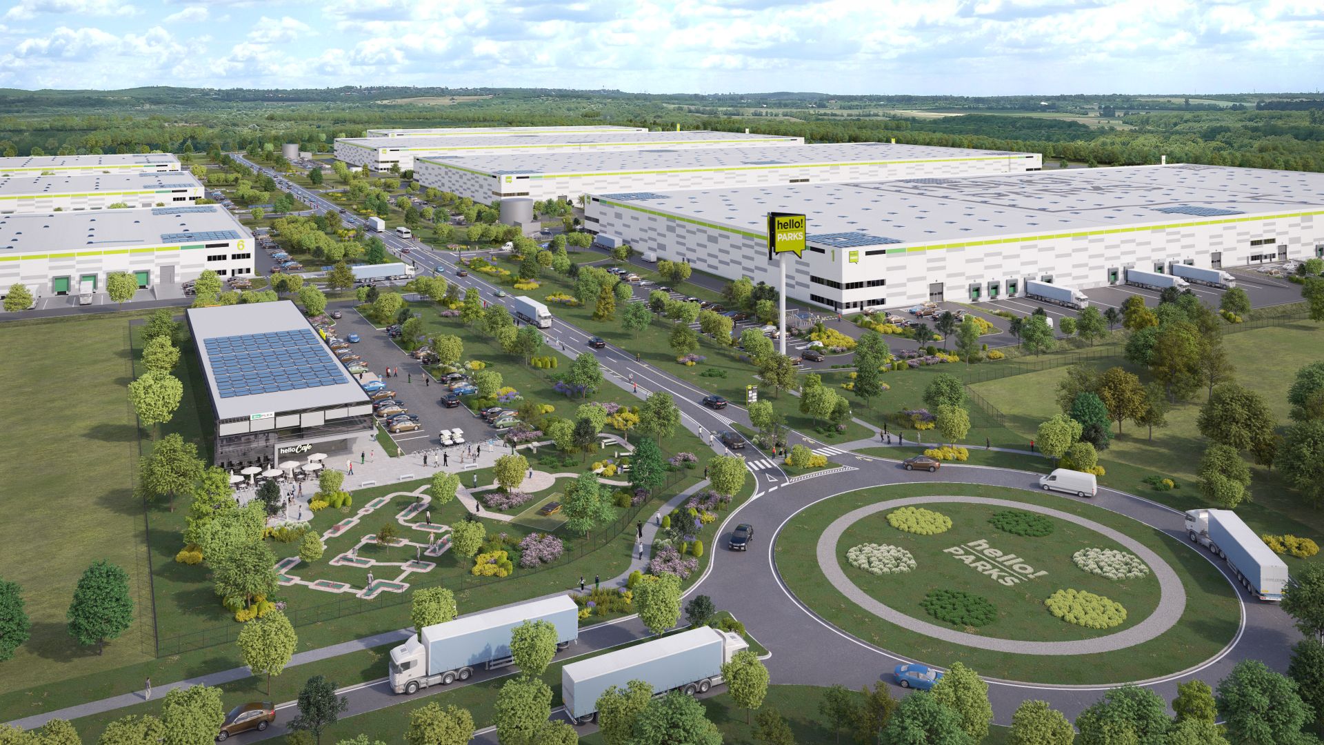 HelloParks – Neue Lagerhallen in Fót und Maglód