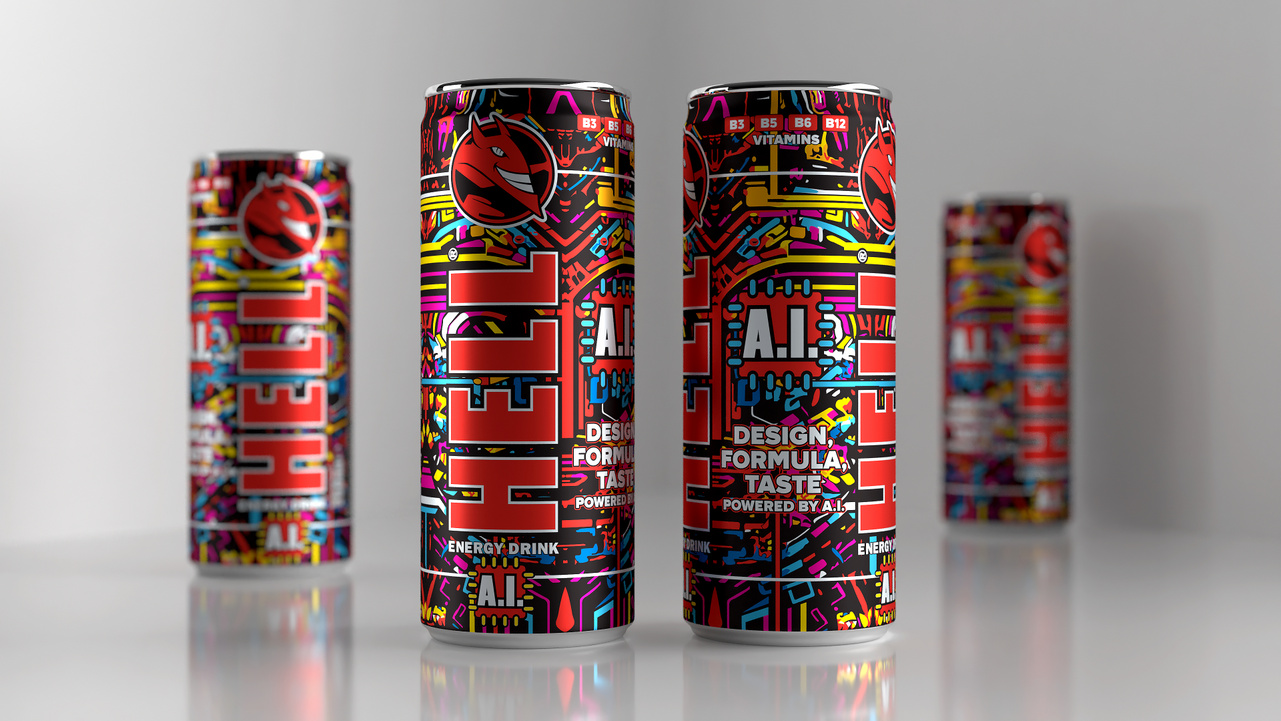HELL ENERGY – A.I. developed energy drink